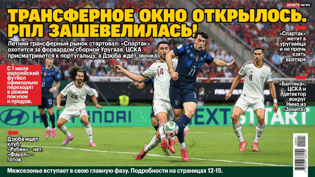 Трансферное окно открылось. РПЛ зашевелилась!